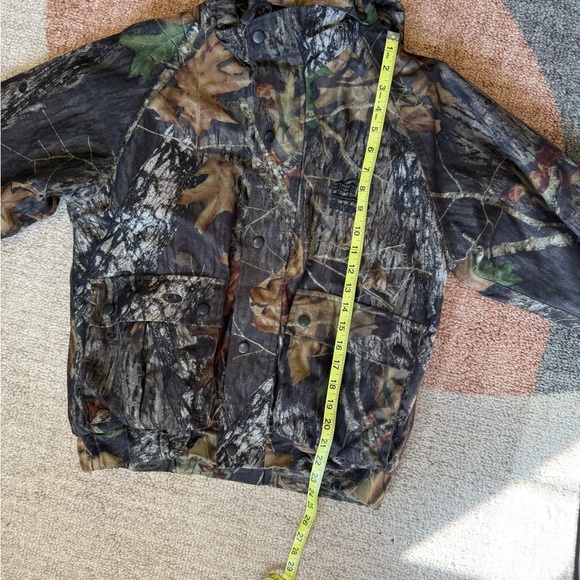 Genuine Hodgman Mossy Oak Camo Hooded Hunting Jacket Leaf & Tree Print M - Picture 12 of 12